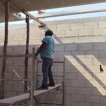 Hard work of workers