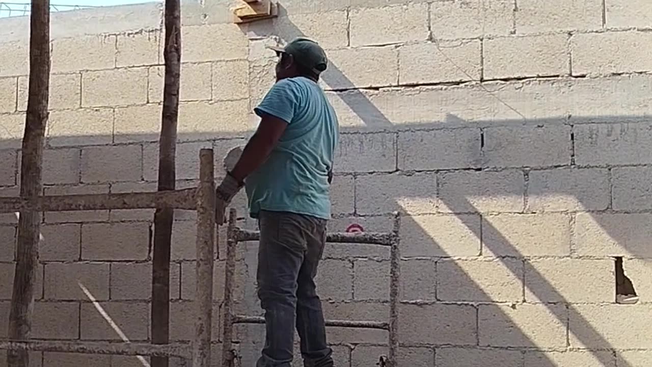 Hard work of workers