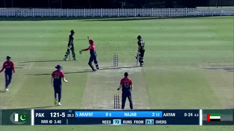 ACC Men's U19 Asia Cup | Pakistan-U19 vs UAE-U19 | Semi-Final 1 | Highlights