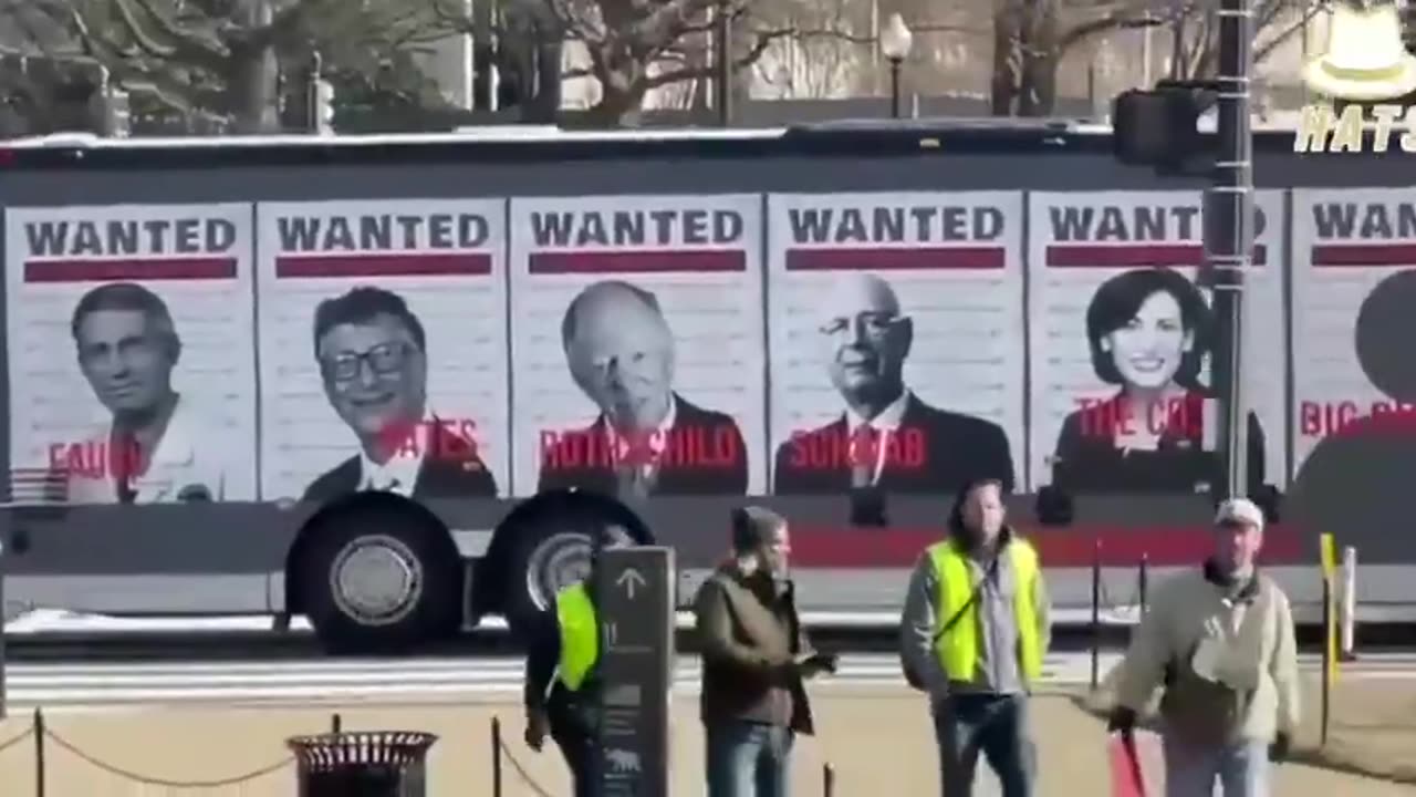The WANTED criminals bus turns up in Washington DC.