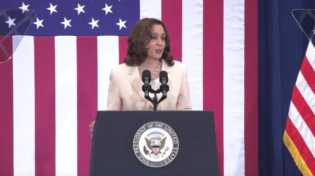 Kamala on doubling money for climate resilience projects