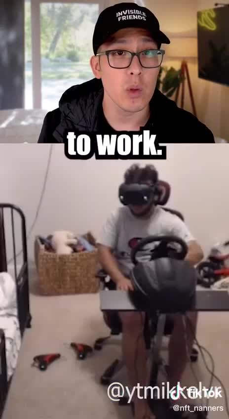 Jongen die non stop leeft in Metaverse