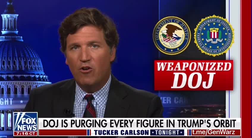 Tucker’s Monologue Reacting to FBI Raid on Mar-a-Lago
