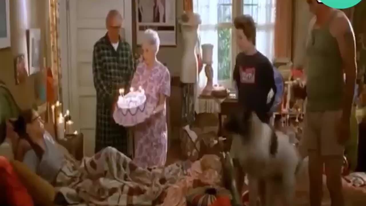 A girl use dildo on his birthday morning a come his parents