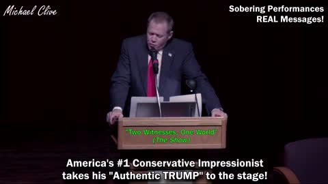 USA's #1 Conservative impressionist steals the stage as Trump!