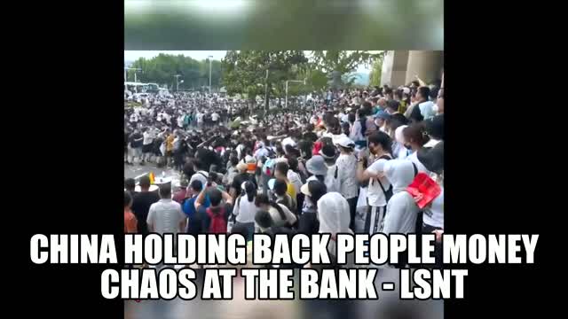 BREAKING!! BANK OF CHINA'S CENTRAL BRANCH, REFUSING TO GIVE PEOPLE THEIR MONEY