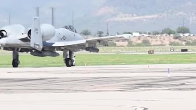 A-10 Thunderbolt II Take off from Davis-Monthan Air Force Base