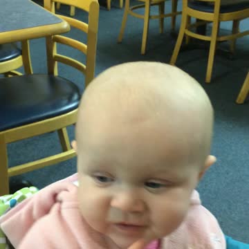 Worlds cutest baby moment