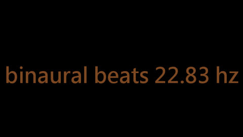 binaural beats 22.83 hz