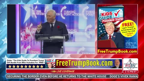 FULL SPEECH Roger Stone TPUSAs America Fest Conference Day Two - 122024