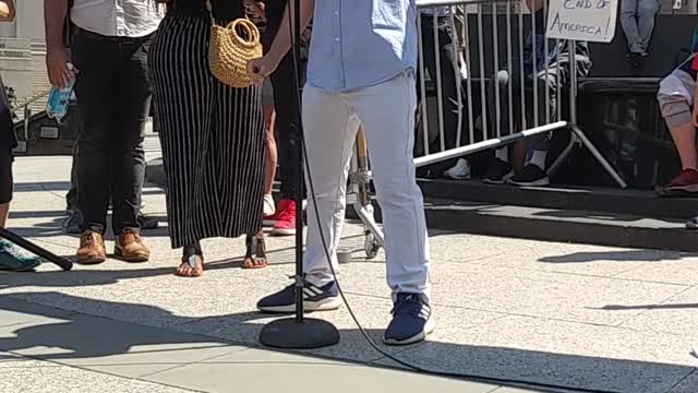 Kozi's Historic Speech at Foley Square