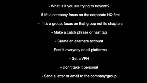 Keep Calm and Boycott ON