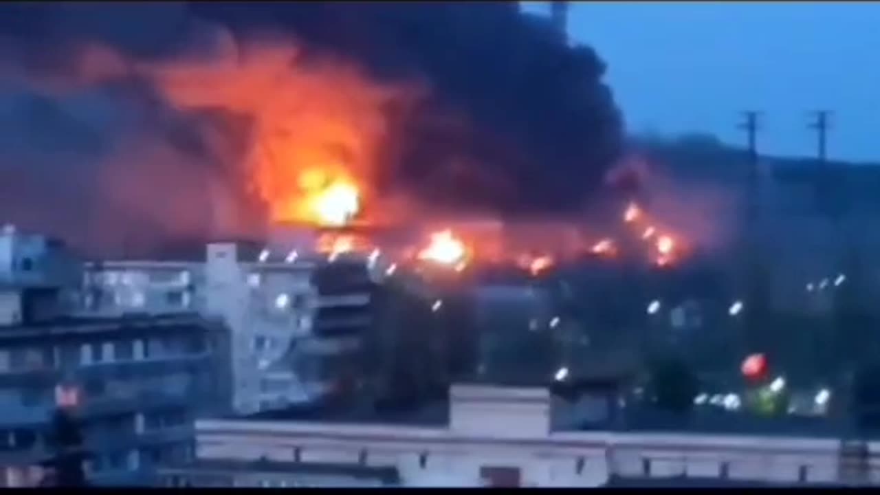 Tripilska Thermal Power Plant Struck.