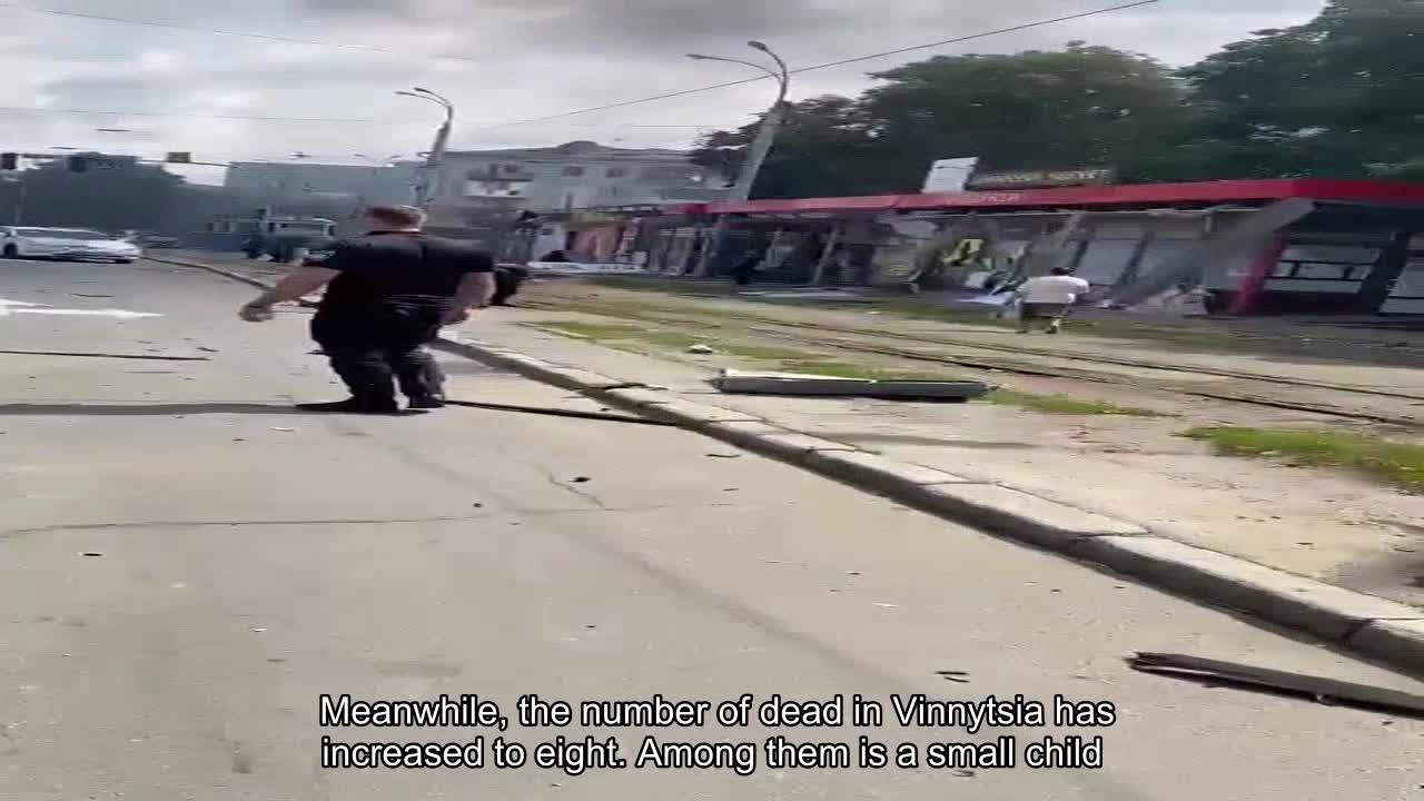 ️ Meanwhile, the number of dead in Vinnytsia has increased to eight. Among them is a small child