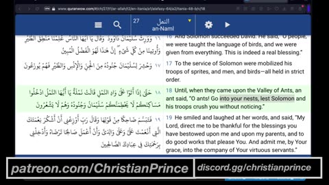 Christian prince We are talking about Islam