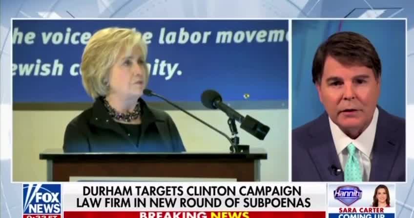 Greg Jarrett on Hannity - Durham & Clinton the walls are closing in!