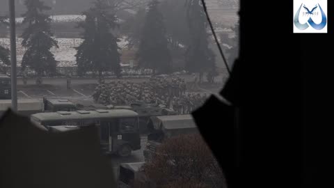 Intensive shooting starts on square in front of Almaty Mayor’s office