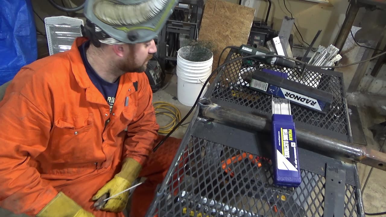 Fillet Welds On The Cargo Rack: Learn To Stick Weld Episode 05