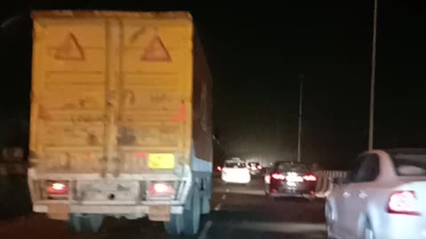 Dangerous driving at night