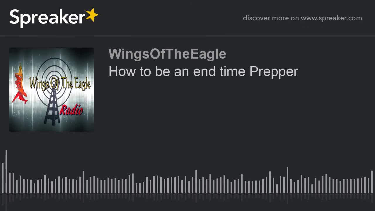 How to be an end time Prepper