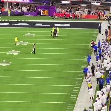 Fan Runs in Football Field, Gets Decked By Super Bowl Security