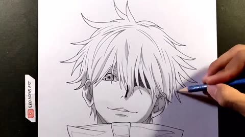 How to Draw GOJO SATORU -Jujutsu Kaisen