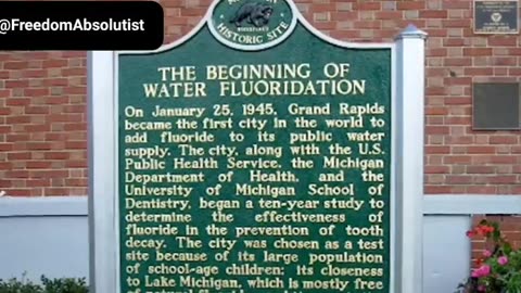 Flouride = Poison