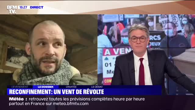 Le restaurateur Stéphane Turillon sur BFM TV