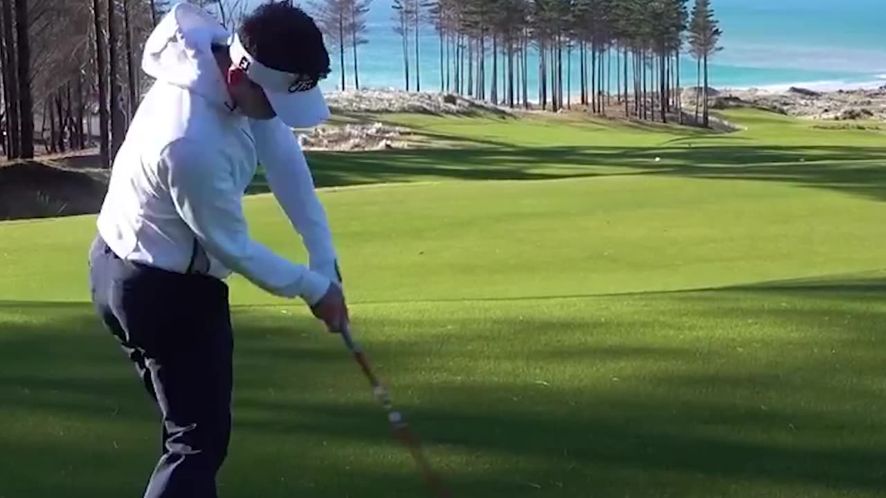 Some of the PUREST golf shots (Part 1) #golf #pure #driver #shot #swing #green #fairway