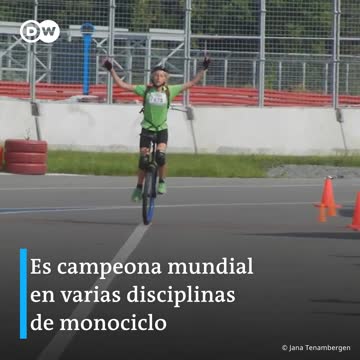 El vértigo y emoción del monociclo [Video]