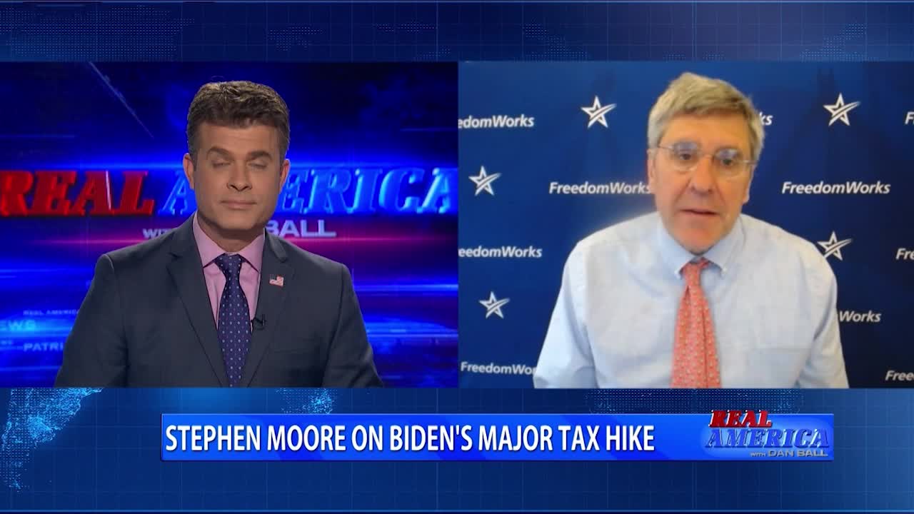 Real America - Dan W/ Stephen Moore (March 17, 2021)