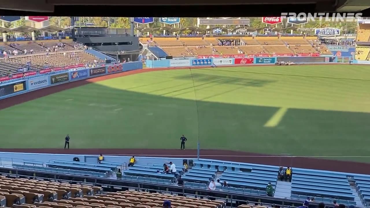 Near-empty stadium as the Dodgers ‘honor’ blasphemous ‘sisters of perpetual indulgence’
