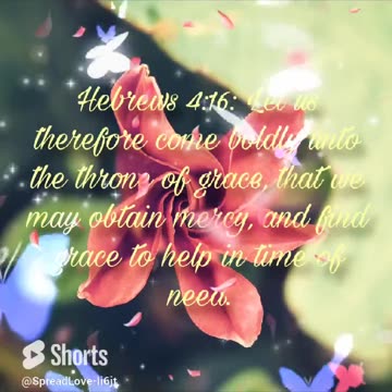 Hebrews 4:16 #scripture #bible #verse #verseoftheday #inspiration #shorts