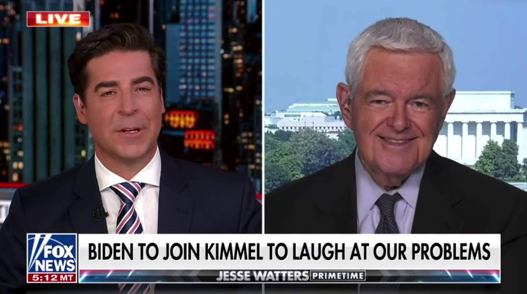 Newt Gingrich calls Biden the "commander of nothing."