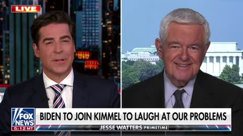 Newt Gingrich calls Biden the "commander of nothing."