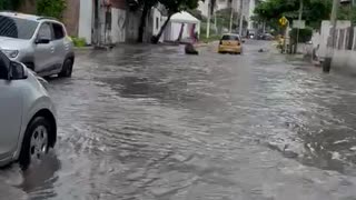 Inundaciones entre El Cabrero y Torices