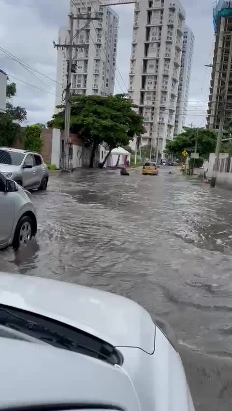 Inundaciones entre El Cabrero y Torices