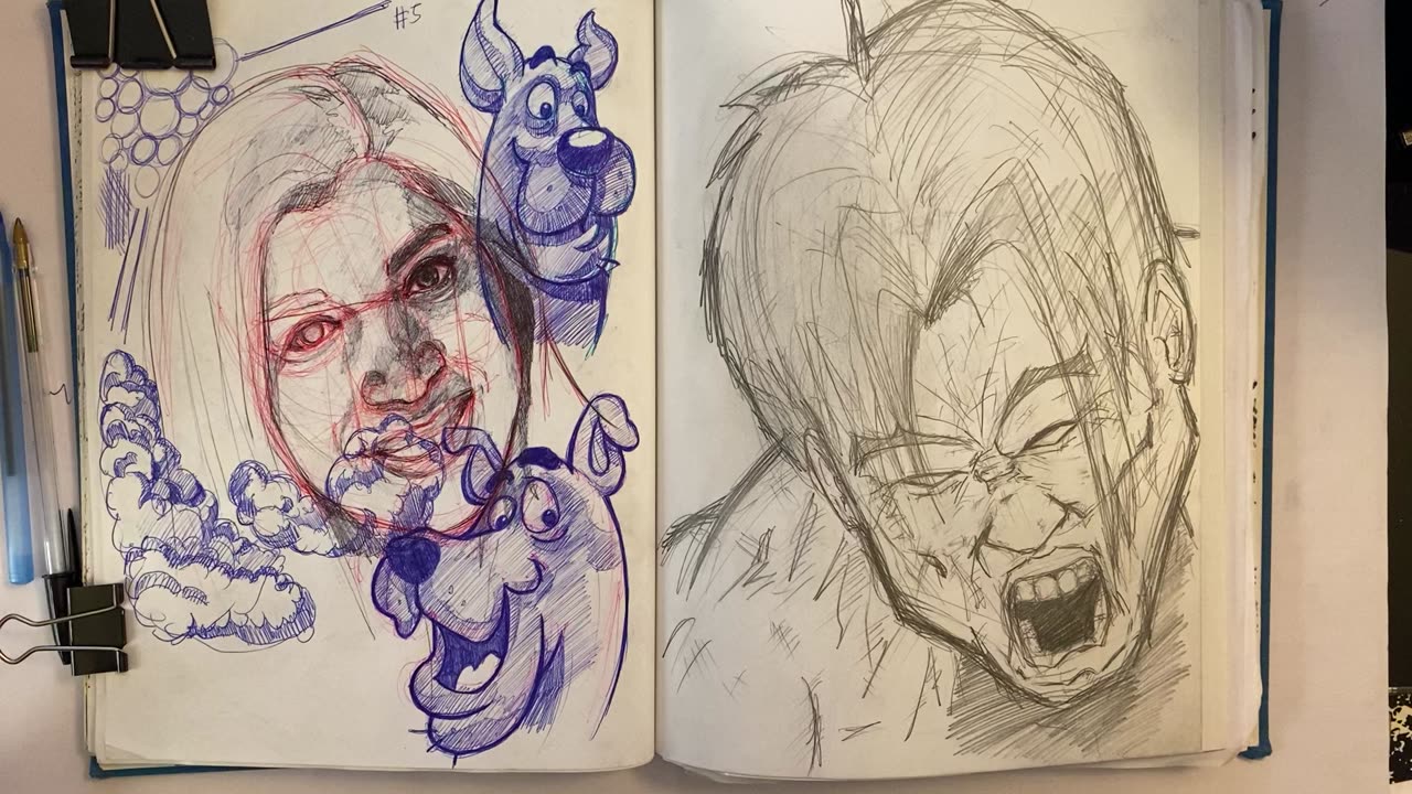 Art Vlog Day 9 - Turkey 🦃 Day Super Fun Draw