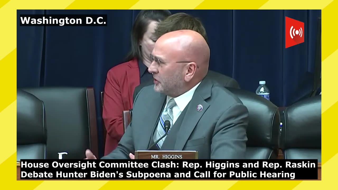 Rep. Higgins and Rep. Raskin Debate Hunter Biden's Subpoena