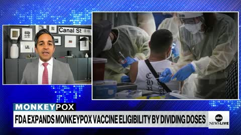 FDA stretches doses of monkeypox vaccine to increase eligibility