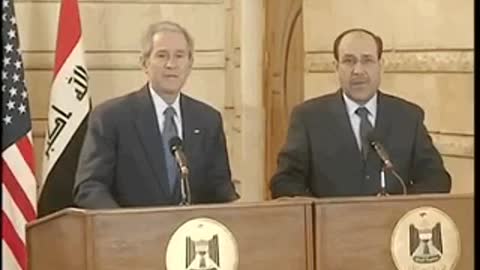Iraqi throws shoes at NWO Puppet