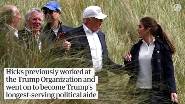 'I wish the president the very best'_ Hope Hicks steps down