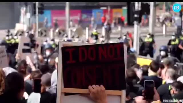 Melbourne People are Protesting for just Basic Rights