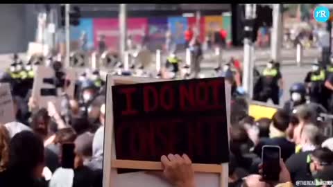 Melbourne People are Protesting for just Basic Rights