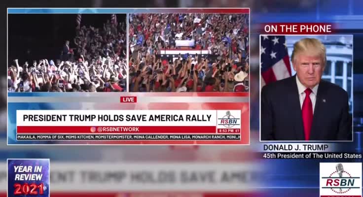 Trump Interview on RSBN (12/30/2021)