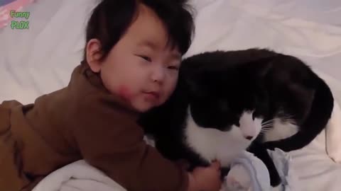 Funny Babies and Animals Video The Best Adorable Baby and Animals Compilation