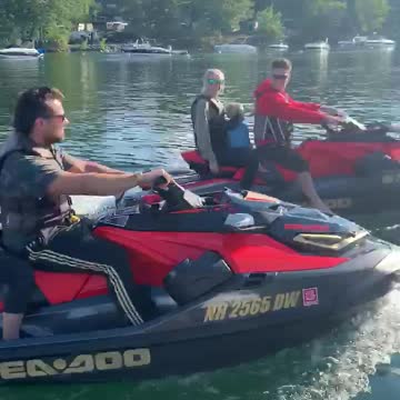 Jet Ski Day Lake Winnipesaukee NH! Little man Vibing !!