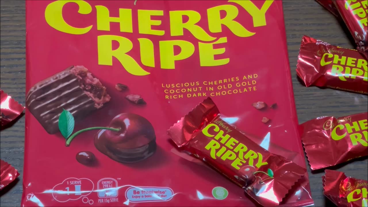 Cherry Ripe Product vs Packshot