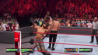 wwe 2k22 myrise walkthrough part 42 Outlaw ace and Titus tag match