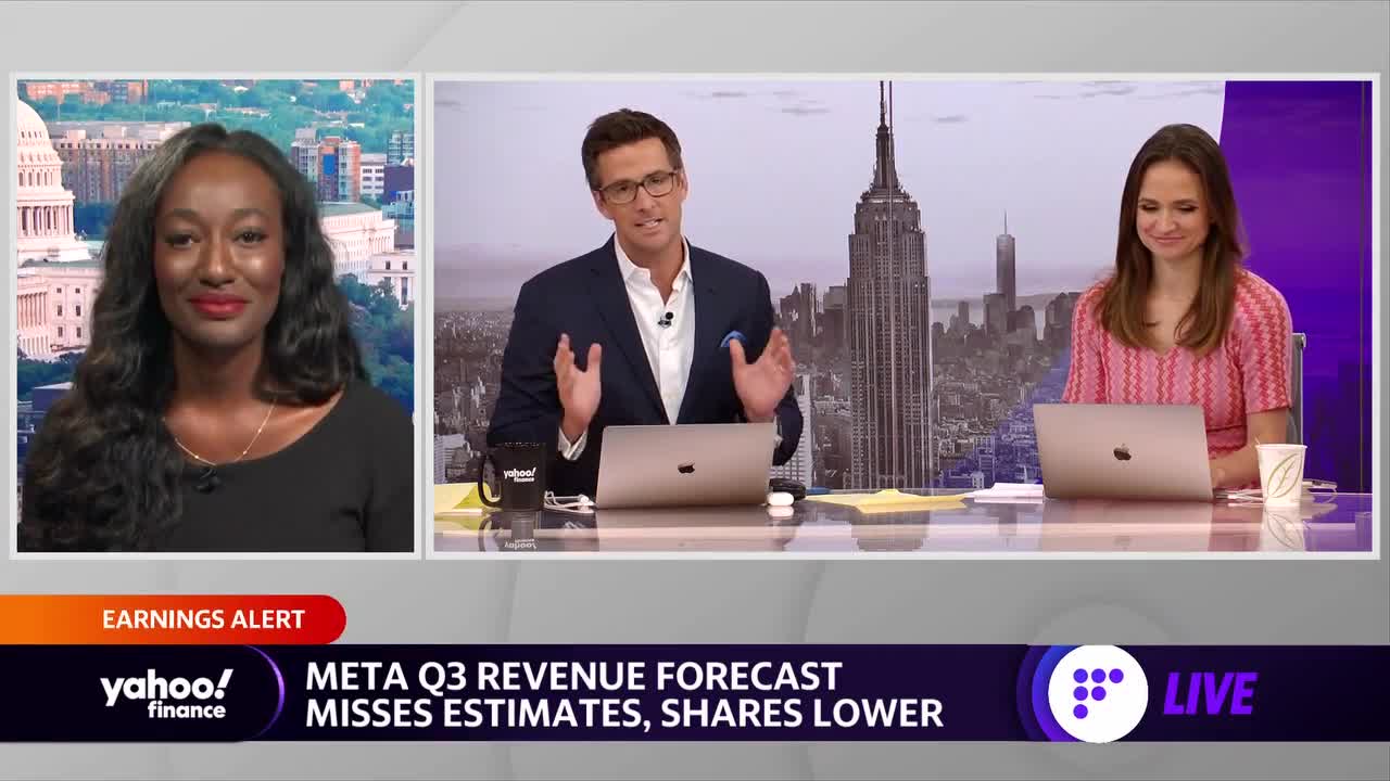 Meta earnings fall short of estimates, stock moves lower